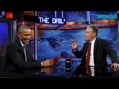VIDEO : President Obama Bids Farewell to Jon Stewart