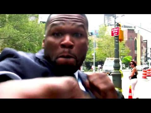 VIDEO : 50 Cent Gets Punchy on His Way into Court