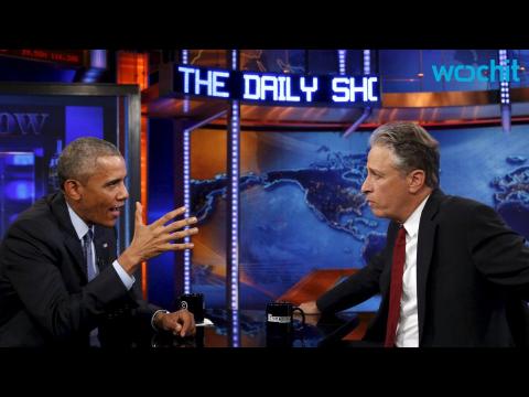 VIDEO : President Obama Joins Jon Stewart One More Time Before Daily Show Exit