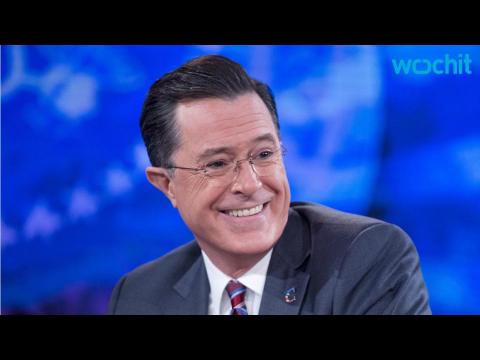 VIDEO : Stephen Colbert Reveals His First Late Show Guest