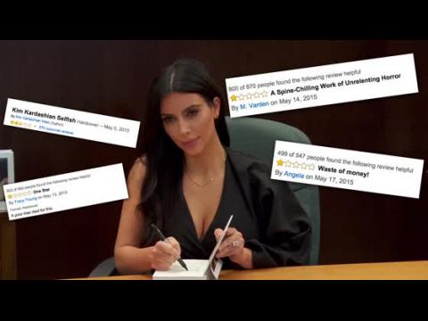 VIDEO : Le livre de selfies de Kim Kardashian fait un vrai flop