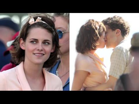 VIDEO : Kristen Stewart Kisses Jesse Eisenberg On The Set of New Woody Allen Movie