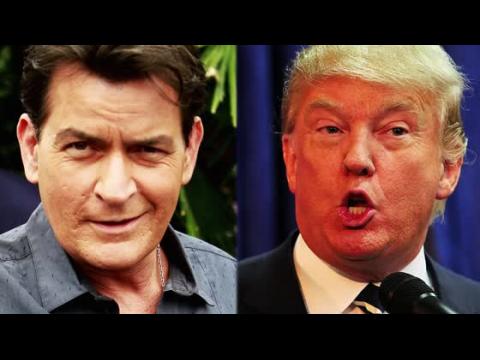 VIDEO : Charlie Sheen Wants To Be Donald Trump's Running Mate
