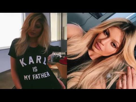 VIDEO : Kylie Jenner Bleaches Her Eyebrows To Match Her Blonde Hair