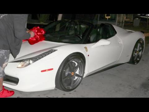 VIDEO : Kylie Jenner's 'Birthday Gift' Ferrari From Tyga is Leased by Kylie Herself