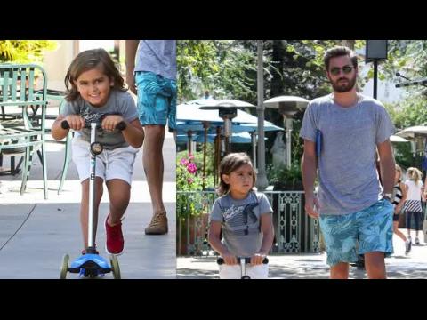 VIDEO : Scott Disick Enjoys Father Son Time With Mason