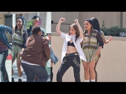 VIDEO : Hailee Steinfeld Shows Her Edgy Moves On Music Video Set