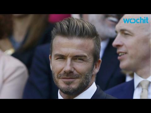 VIDEO : David Beckham Gets a New Tattoo for Daughter Harper