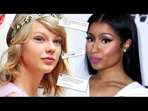 VIDEO : Taylor Swift and Nicki Minaj Make Up and End Twitter Fight