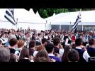 Flash mob de bagadoù au Cornouaille 2015, à Quimper