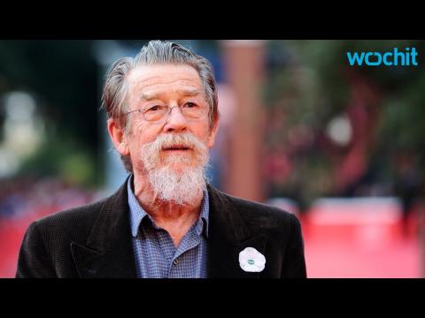 VIDEO : Sir John Hurt Optimistic About Cancer Prognosis