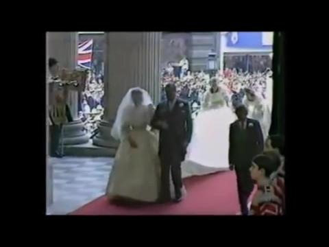 VIDEO : Lady Diana et le prince Charles : Des photos indites de leur mariage dvoiles