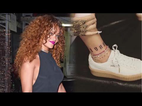 VIDEO : Rihanna Gets A New Tattoo & Has A Hot Night Out