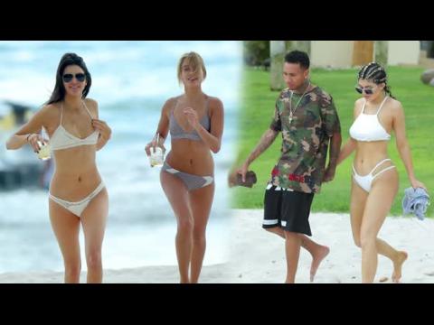 VIDEO : Kylie & Kendall Jenner Bring Tyga and Friends to Mexico