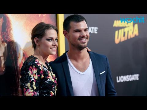 VIDEO : Kristen Stewart, Taylor Lautner Reunite at 'American Ultra' Premiere