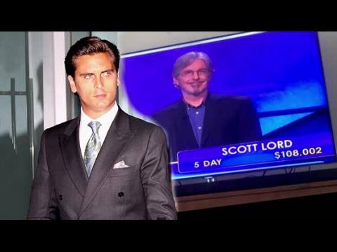 VIDEO : Scott Disick Calls Out Jeopardy Contestant Named 'Scott Lord'