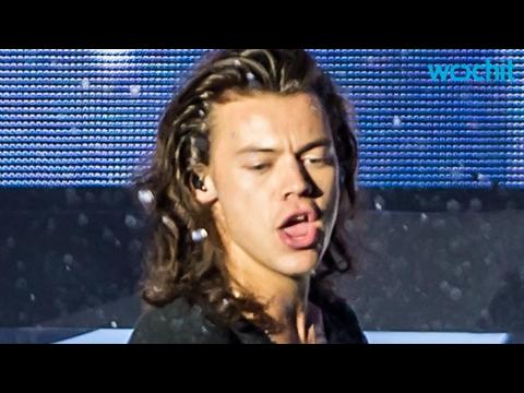 VIDEO : Harry Styles Gets Pelted in the Face With a Red Bull Can During One Direction Concert