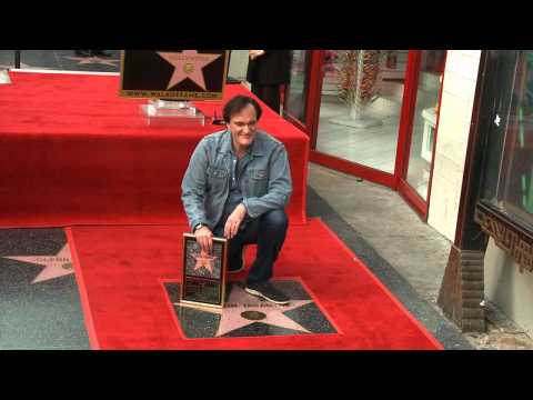 VIDEO : Quentin Tarantino honored with Walk of Fame star