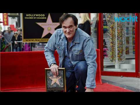 VIDEO : Quentin Tarantino Finally Honourd With a Star on the Hollywood Walk of Fame