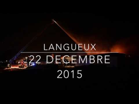 VIDEO : Langueux . Salle Omnisports en feu