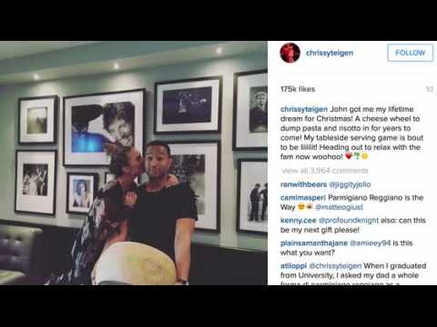 VIDEO : John Legend a offert  Chrissy Teigen le cadeau de ses rves