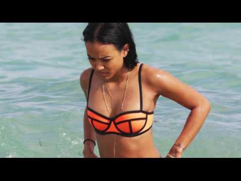 VIDEO : Karrueche Tran Warms the Winter in a Bikini in Miami