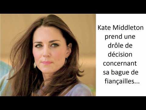 VIDEO : Kate Middleton prend une drle de dcision concernant sa bague de fianailles