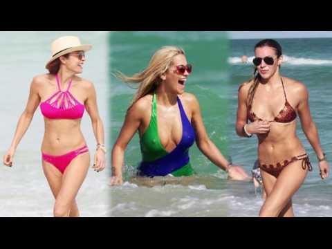 VIDEO : Bikini Beauties! Rita Ora, Katie Cassidy, and More Plus a Wardrobe Malfunction!
