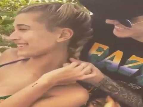 VIDEO : Exclu Vido : Justin Bieber : trs coquin avec le top Hailey Baldwin !