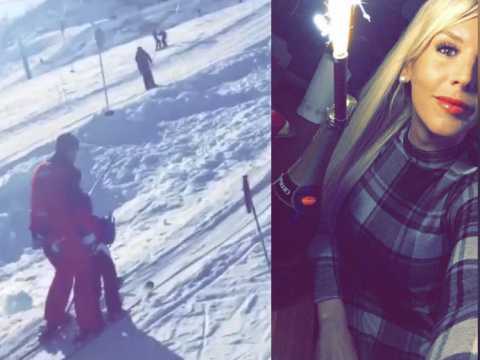 VIDEO : Exclu Vido : Amlie Neten : Super fire de son fils qui apprend  skier !