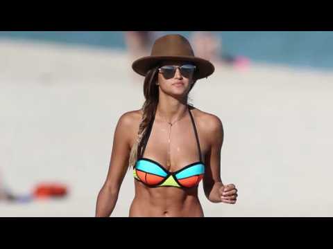 VIDEO : L'athlte paraguayenne Leryn Franco est sublime  la plage  Miami