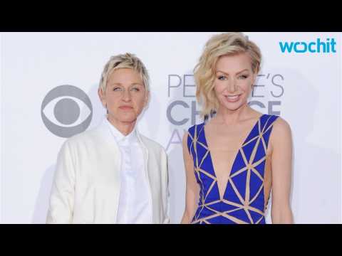 VIDEO : Ellen DeGeneres & Portia De Rossi Won't Share V Day Gifts