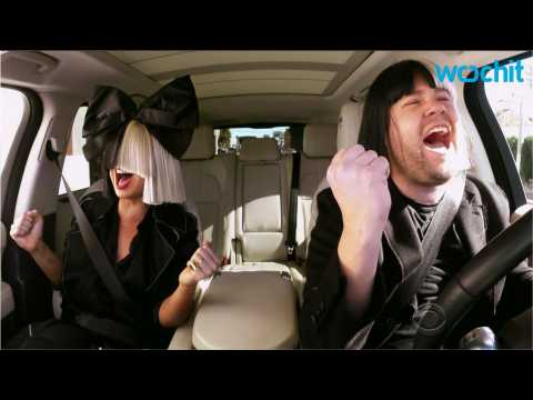 VIDEO : Sia and James Corden Don Wigs For 'Carpool Karaoke'