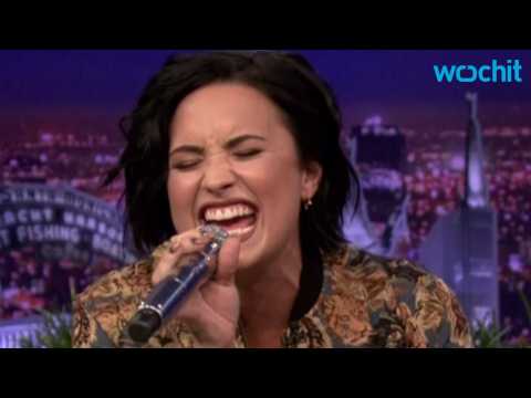VIDEO : Demi Lovato Plays the Wheel of Musical Impressions With Jimmy Fallon