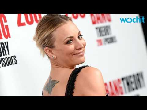 VIDEO : Kaley Cuoco Covers Her Wedding Date Tattoo
