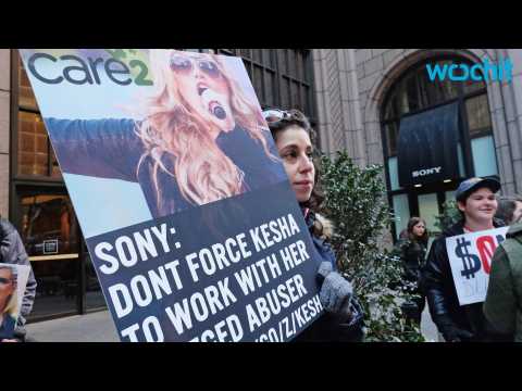 VIDEO : Kesha Fans Protest Outside Sony Music