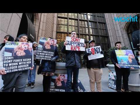 VIDEO : Kesha Fans Rally For Her At Sony Headquarters