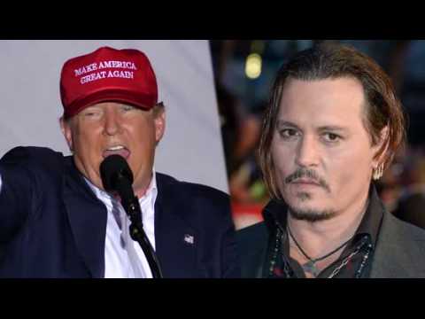 VIDEO : Johnny Depp traite Donald Trump de sale gosse
