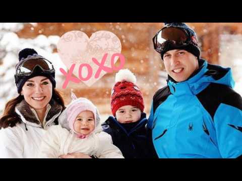 VIDEO : Adorables : Kate Middleton et le prince William posent en famille en vacances au ski