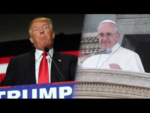 VIDEO : Donald Trump Responds to Pope Francis' Questioning of His Faith