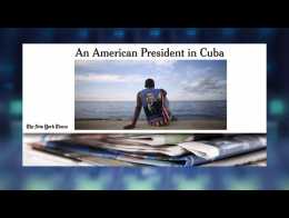 An American President in Cuba