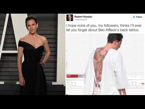 VIDEO : Jennifer Garner Takes a Dig at Ben Affleck's Back Tattoo