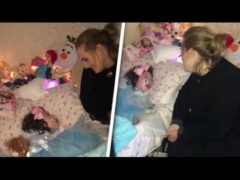 VIDEO : Adele Shows Her Heart of Gold with Sweet Meeting with Ill Child