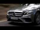 Mercedes Benz E 400 4MATIC AMG Line in Selenite Grey Driving Video Trailer | AutoMotoTV