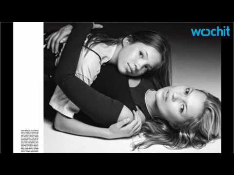 VIDEO : Kate Moss and daughter elegantly cover Vogue Italia