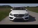 Mercedes-Benz C 300 Cabriolet Driving Video in Diamond White Bright | AutoMotoTV