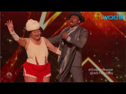 VIDEO : 90-Year-Old Burlesque Act Amazes Nick Cannon on 'America's Got Talent'