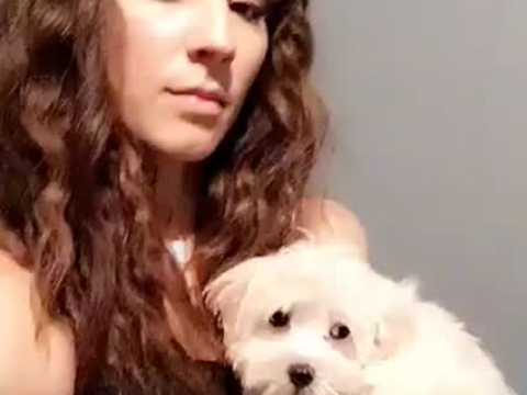 VIDEO : Lucy Hale exhibe son nouveau chien sur les rseaux sociaux