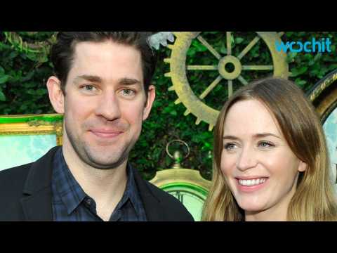 VIDEO : John Krasinski and Emily Blunt Spill Beans With News Of New Baby--Two Weeks Later!