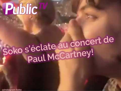 VIDEO : Soko s?clate au concert de Paul McCartney!